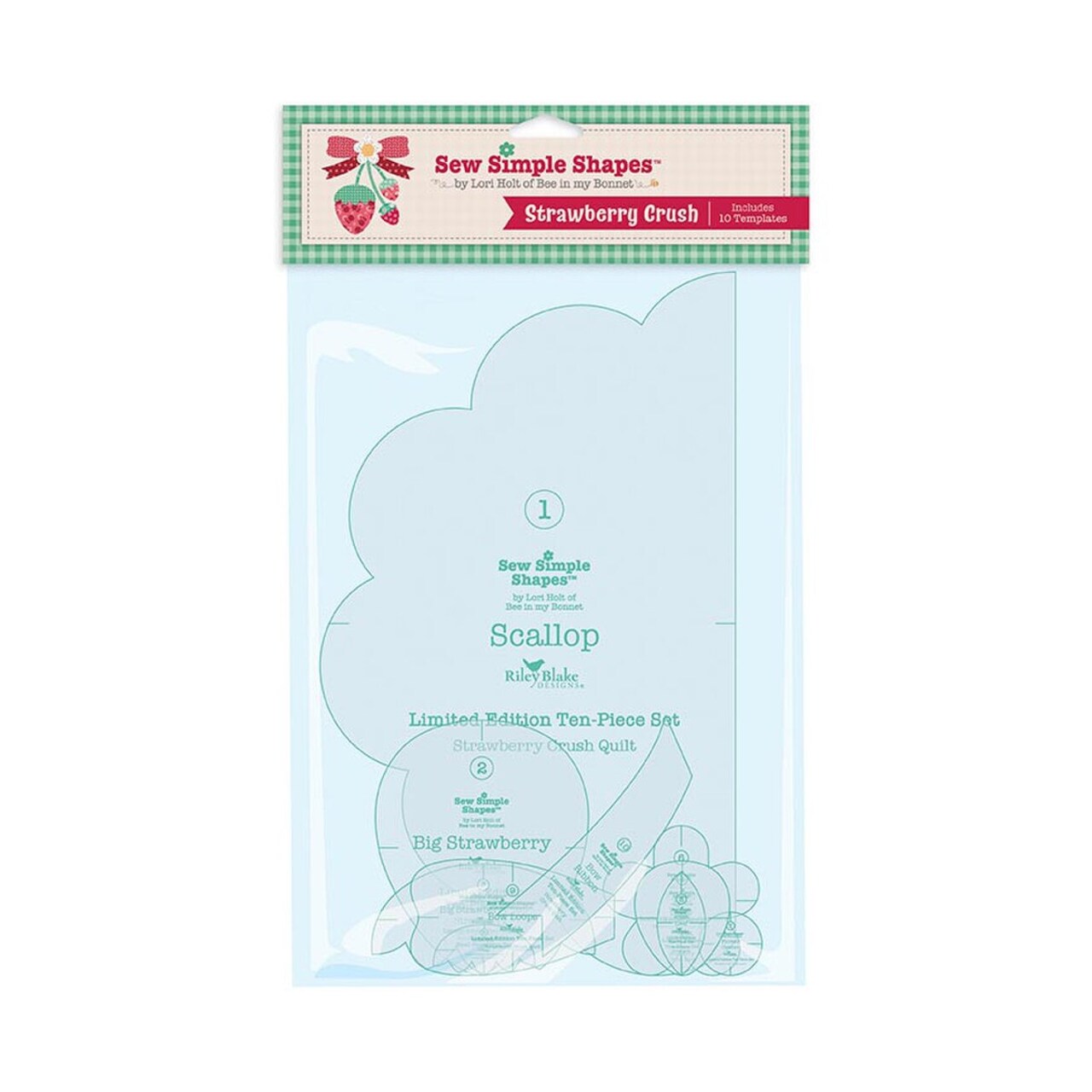 Riley Blake Designs Lori Holt Berry & Sage Strawberry Crush Sew Simple Shapes STT-48392